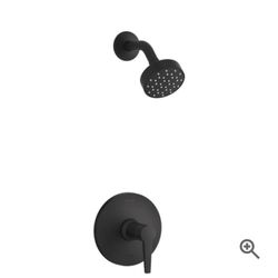 Kohler Pitch Shower Only Trim Package with 1.75 GPM Single Function Shower Head Model: K-TS97077-4G-BL |