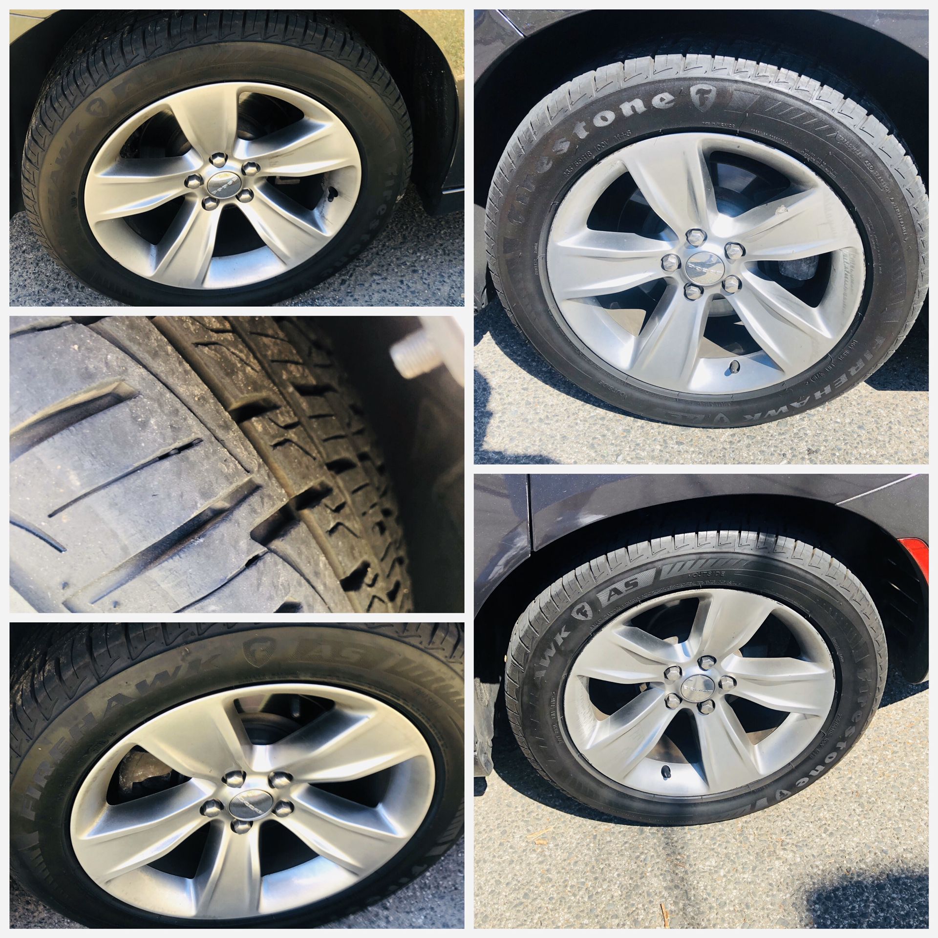 Dodge Charger/Challenger 18” rims and tires included
