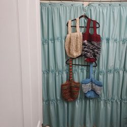 New Handmade Knit Market Bags