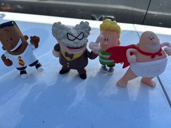 Captain Underpants Figure Set of 4