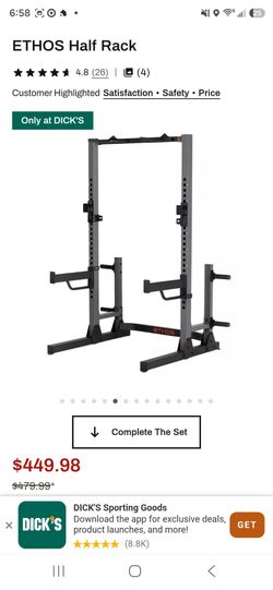 Ethos half rack