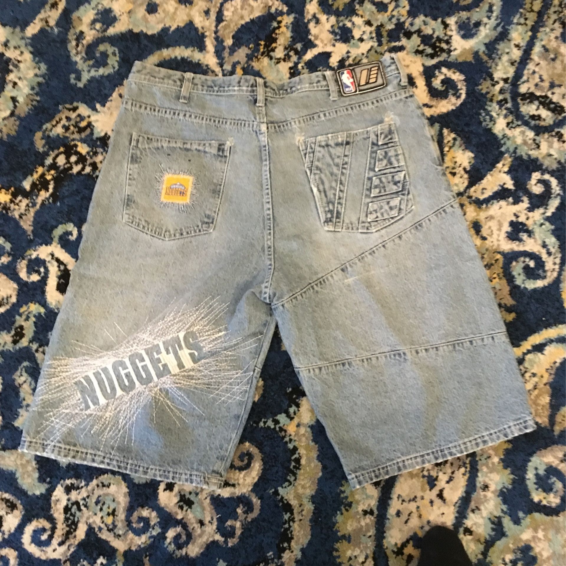 Vintage Denver Nuggests Denim Shorts