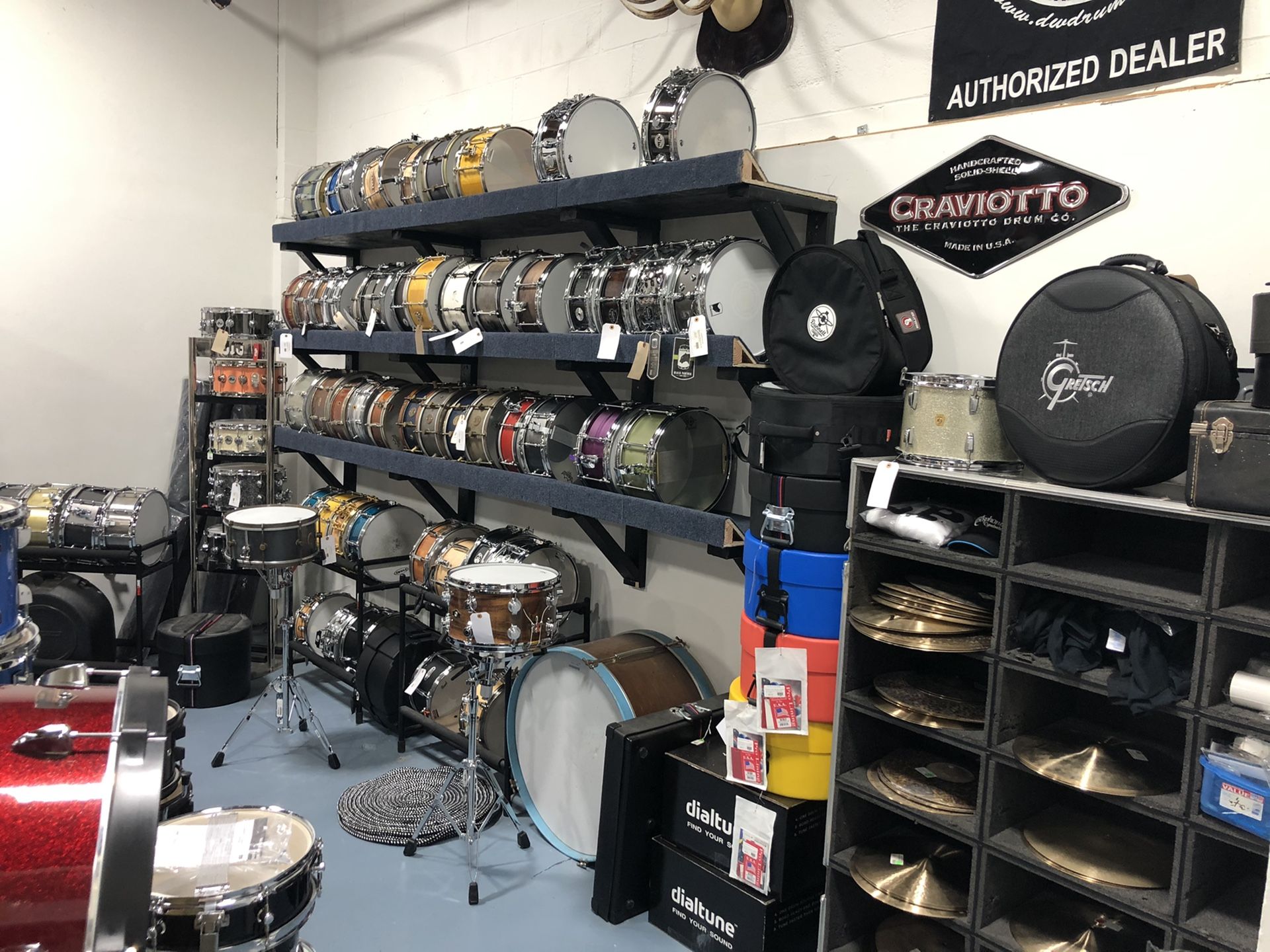 Drums and cymbals , My new store in Bellevue opens this Saturday for