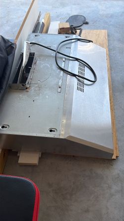 Metal kitchen range hood (range extractor / extractor fan unit)
