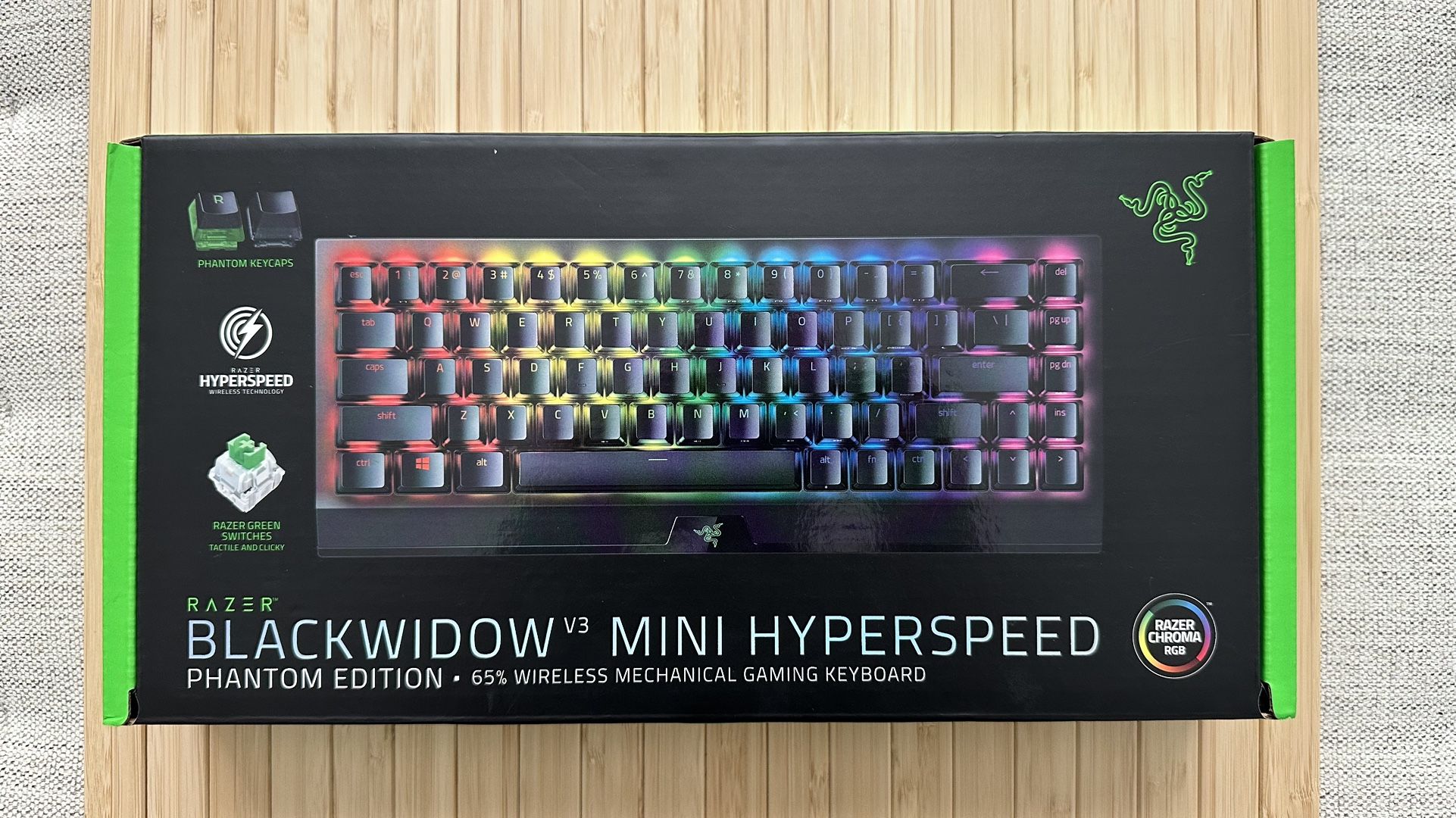 Razer BlackWidow V3 Mini Hyperspeed (65%) Gaming Keyboard