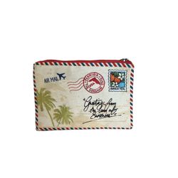 Brighton Greetings From Florida Postcard Limited Edition Zipper Pouch
