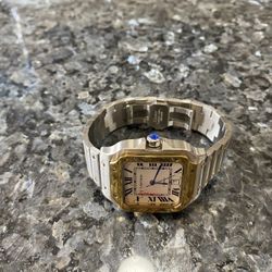 Cartier Two Tone Plain Jane 