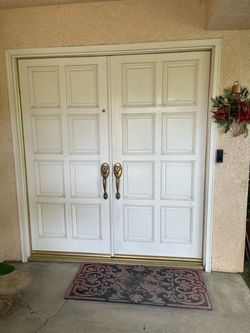 Exterior Solid Wood Double Door - 72” x 80”