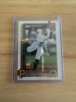 2025 Topps Series 1 Paul Skenes #98 Pittsburgh Pirates Rockies Cup