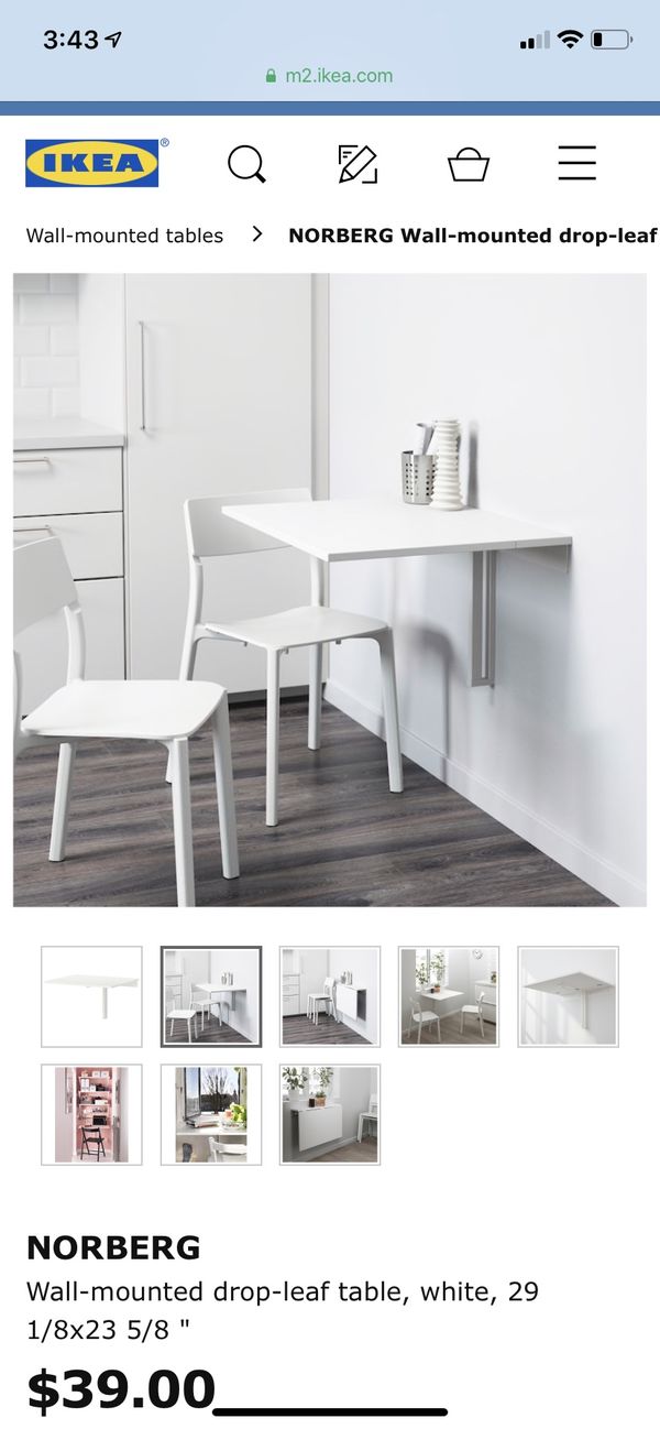 Ikea Norberg Floating Table For In Maple Valley Wa Offerup Ikea Norberg Floating Table