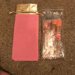 8pc Professional Sailor Moon Gold Makeup Brush Tool Set Anime Cosplay