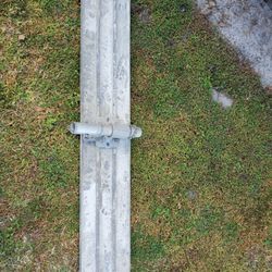 Bull Float With Groover Attached 