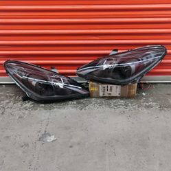 FOR 2004-2006 LEXUS ES330 Halogen OE STYLE BLACK HOUSING CLEAR CORNER PROJECTOR HEADLIGHTS