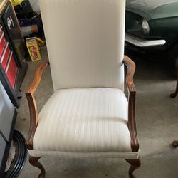 2 White Chairs