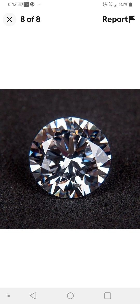 LAB GROWN Diamond 3Ct Round Cut white D Color FL Grade loose Gemstone. Grate 3Ct**9 MM ** 1GR.**  Gemstone  VVS1 Top D Color Excellent Diamond Cut**