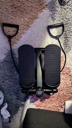 Mini Stepper with Resistance Bands