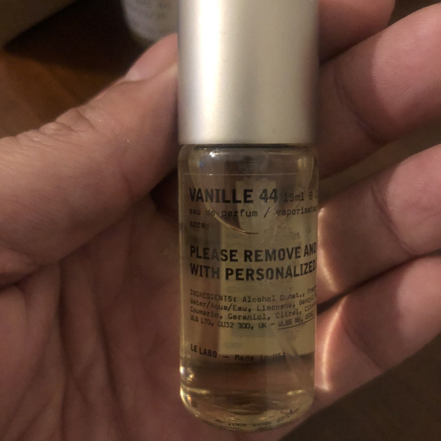 Le Labo Vanille 44 (city Exclusive - 15ml-0.5oz) for Sale in Fort