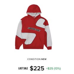 Supreme big S hooded sweatshirt
