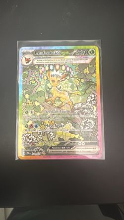 Prismatic leafeon face or trade