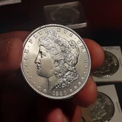 Gorgeous 1890-P Morgan Silver Dollar Key-Date  Rare Beauty