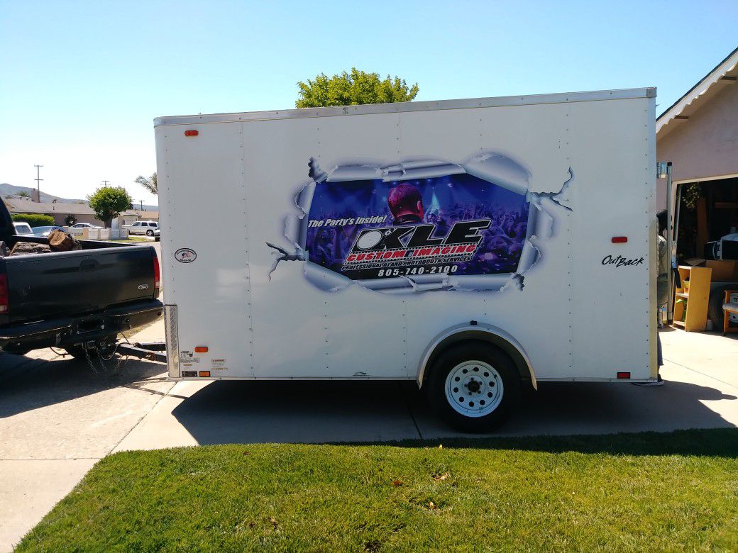 2014 Pace Enclosed Trailer 6x12 x 6'6" height