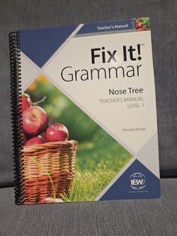 IEW Fix It Grammar The Nose Tree Teachers Manual