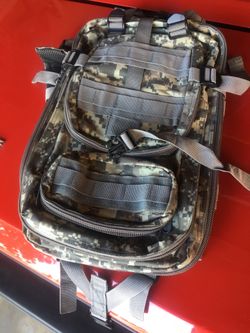 Backpack size 18”x11”