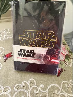 Star Wars Notebook - Black with Gold Logo