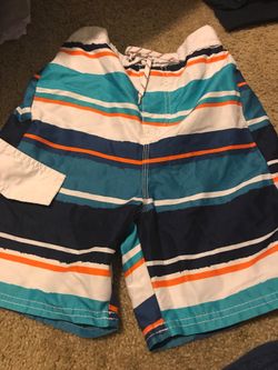 Osh kosh swim trunks size 10/12