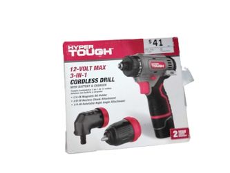 Hyper Tough Black Hand Drill