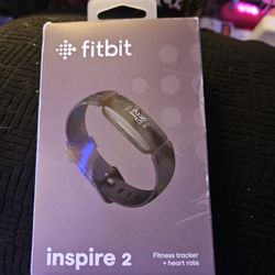 Fitbit Inspire 2 Health & Fitness Tracker with  24/7 Heart Rate, Black/Black, One Size (S & L Bands Included)