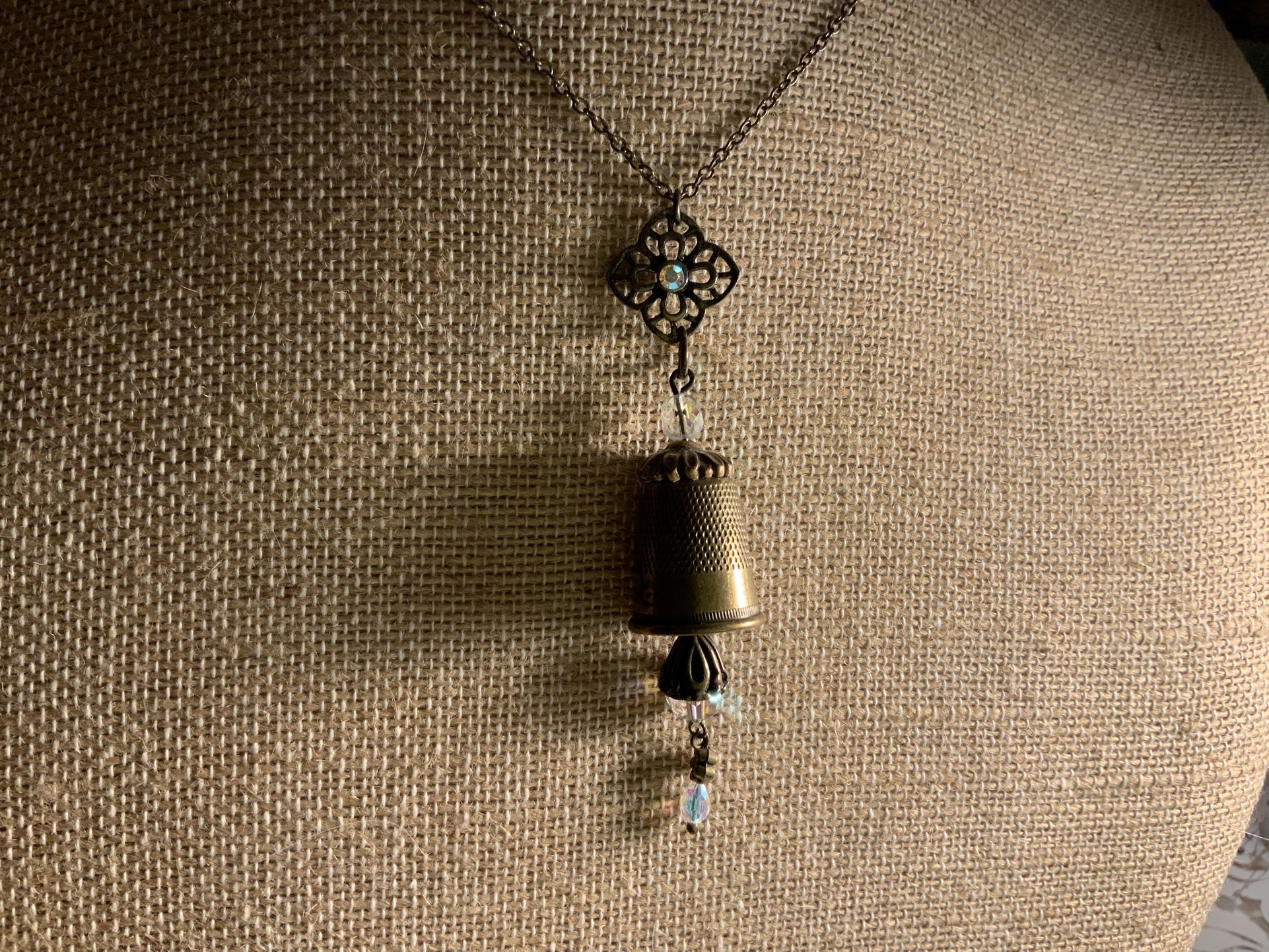 Thimble Bell Necklace