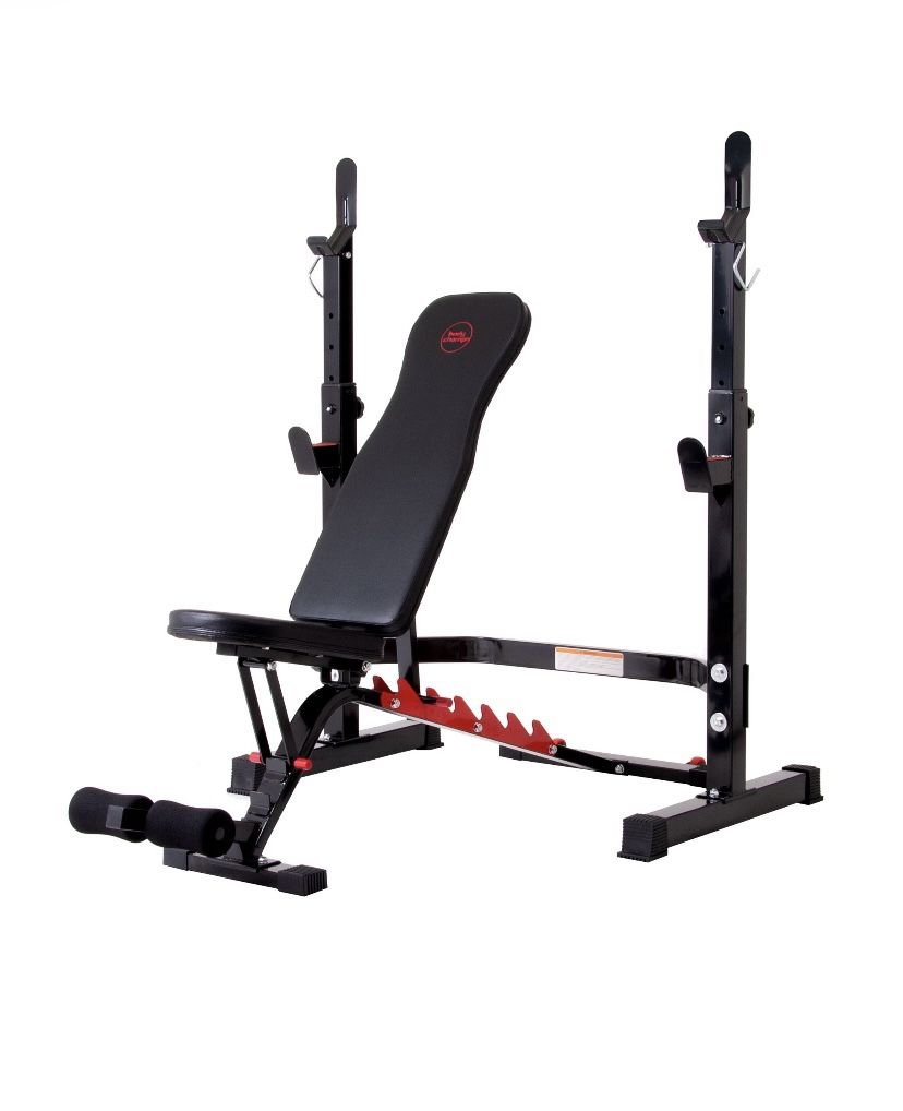 Body Champ Olympic Weight Bench with Rack (2 Piece combo)