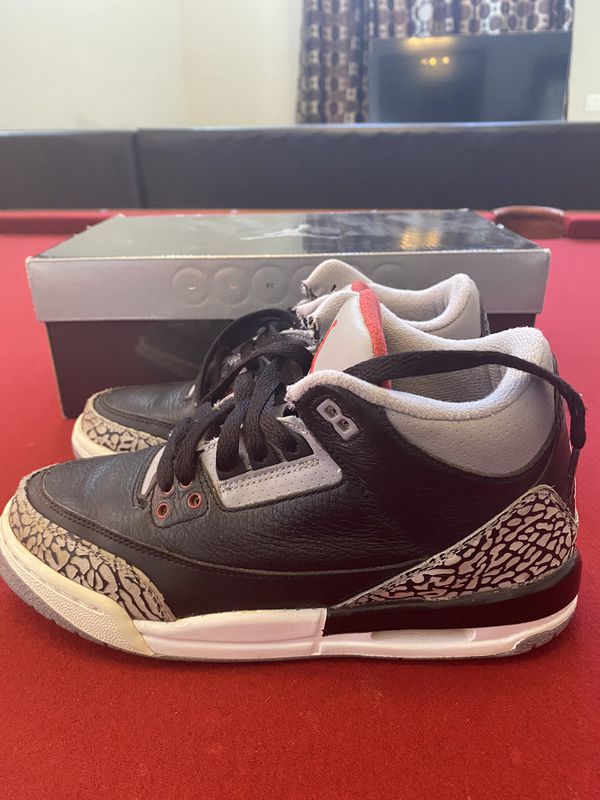 Air Jordan OG Retro 3 Cement Grey Youth Size 4.5 for Sale in Tolleson ...