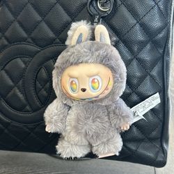 Gray rare labubu Doll 