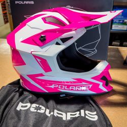 Women's Offroad Riding Helmet - Pink Adult MEDIUM Polaris 