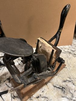 Antique Small Printing Press