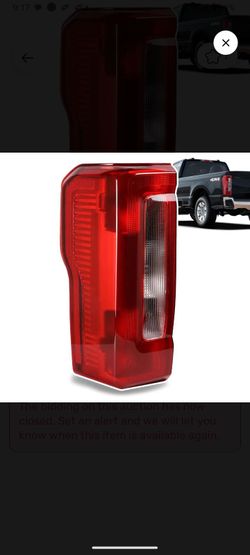 Ford F-250 F-350 Tail Light Assembly