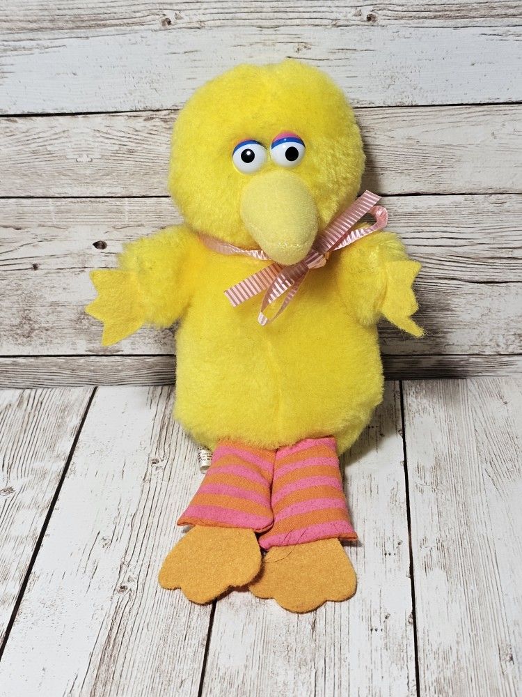 Applause Sesame Street Big Bird Plush 6" Muppets Yellow Stuffed Animal Toy