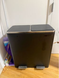 Trash Can - 2 Compartments - SONGMICS