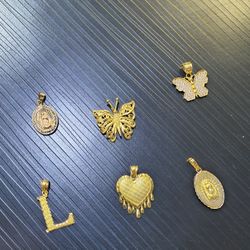 10k And 14k Pendants ‼️ read Description ‼️