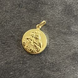 18k Saudi Gold Pendant
