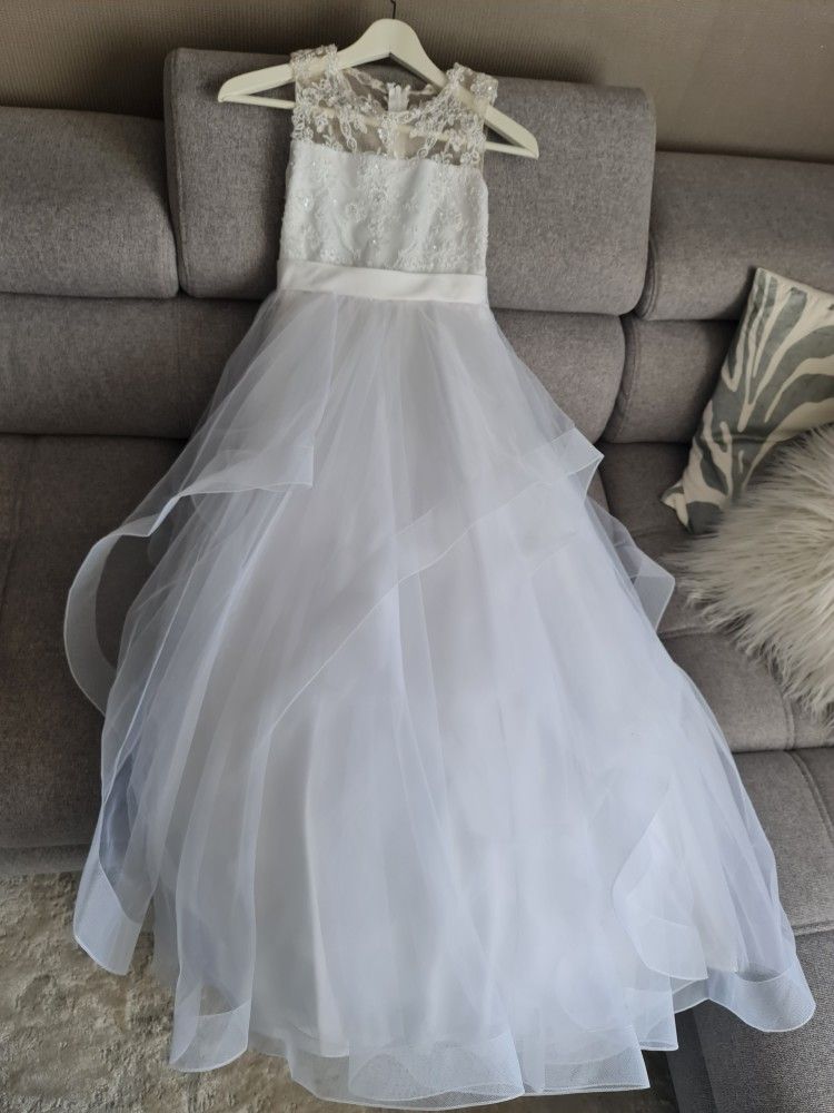 First Communion Wedding Flower Girl Dress