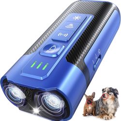 Dog Bark Deterrent Devices-Ultrasonic Anti Barking Device for Dogs with 50ft Range, Rechargeable No Barking Device for Own or Neighbor's Dogs, Portabl