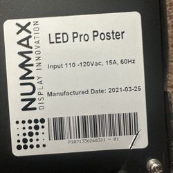 Nummax LED Pro Display Sign's