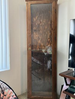Wooden Glass Cabinet