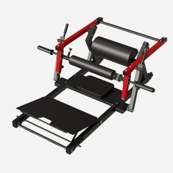 Hip Thrust Machine, 800LBS Plate-Loaded Glute Bridge Machine with Weight Holder, Heavy Duty Butt Exercise Equipment for Glute Muscles Building and But