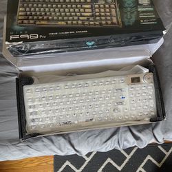 AULA F98 Wind Pro Wireless Mechanical Keyboard with Transparent Keycaps Hot Swap