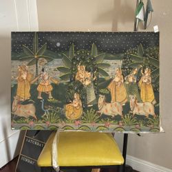 Indian Silk Painting 