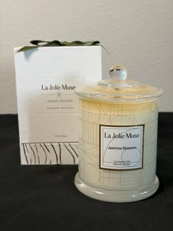 La Jolie Muse (Jasmine Blossom) Scented 70hr 10oz Candle